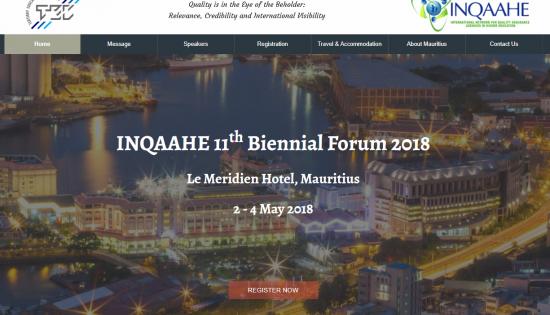 INQAAHE Forum 2018 TEC Mauritius